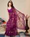 Picture of Appealing Net Medium Purple Saree