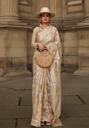 Picture of Alluring Organza Beige Saree