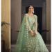 Picture of Nice Net Dark Sea Green Anarkali Salwar Kameez