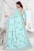 Picture of Wonderful Crepe Light Blue Saree