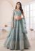 Picture of Fascinating Silk Dark Sea Green Lehenga Choli