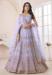 Picture of Fascinating Silk Light Steel Blue Lehenga Choli