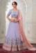 Picture of Resplendent Silk Light Steel Blue Lehenga Choli