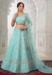 Picture of Good Looking Silk Medium Spring Green Lehenga Choli