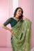 Picture of Enticing Georgette Dark Sea Green Saree