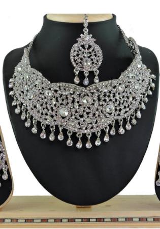 Picture of Magnificent Dim Gray Necklace Set