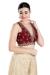 Picture of Resplendent Silk Maroon Designer Blouse