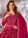 Picture of Beauteous Georgette Deep Pink Anarkali Salwar Kameez