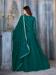 Picture of Grand Georgette Dark Green Anarkali Salwar Kameez