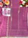 Picture of Nice Georgette Plum Straight Cut Salwar Kameez