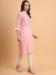 Picture of Comely Cotton & Silk Pink Kurtis And Tunic