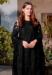 Picture of Fascinating Georgette Black Straight Cut Salwar Kameez