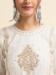 Picture of Georgette Off White Straight Cut Salwar Kameez