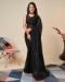 Picture of Shapely Georgette Black Saree