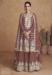 Picture of Georgette Rosy Brown Straight Cut Salwar Kameez