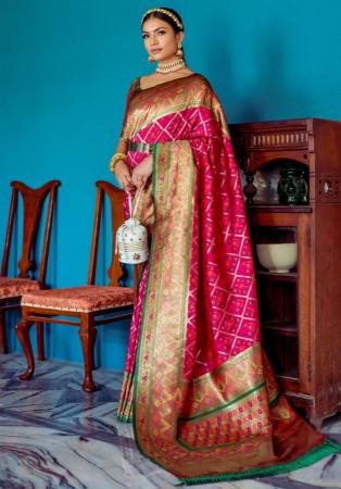 Picture of Gorgeous Silk Maroon Saree