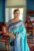 Picture of Superb Silk Powder Blue Saree