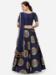 Picture of Amazing Cotton & Silk Navy Blue Lehenga Choli