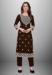 Picture of Marvelous Rayon Saddle Brown Readymade Salwar Kameez