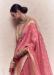 Picture of Enticing Crepe & Silk Pale Violet Red Saree