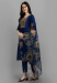 Picture of Splendid Silk Midnight Blue Readymade Salwar Kameez