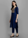 Picture of Splendid Silk Midnight Blue Readymade Salwar Kameez