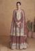 Picture of Ideal Georgette Brown Straight Cut Salwar Kameez