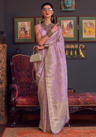 Picture of Exquisite Silk Plum Saree