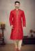 Picture of Gorgeous Cotton & Silk Indian Red Kurtas