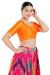 Picture of Pleasing Georgette Dark Orange Designer Blouse