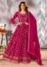 Picture of Pretty Georgette Deep Pink Anarkali Salwar Kameez