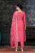 Picture of Chiffon Light Coral Straight Cut Salwar Kameez