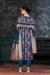 Picture of Sightly Chiffon Navy Blue Straight Cut Salwar Kameez