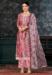 Picture of Cotton Pale Violet Red Straight Cut Salwar Kameez