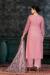 Picture of Cotton Pale Violet Red Straight Cut Salwar Kameez