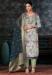 Picture of Cotton Dark Sea Green Straight Cut Salwar Kameez