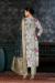 Picture of Cotton Dark Sea Green Straight Cut Salwar Kameez