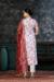 Picture of Gorgeous Organza White Straight Cut Salwar Kameez