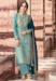 Picture of Synthetic Slate Grey Straight Cut Salwar Kameez