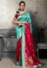 Picture of Appealing Silk Medium Aqua Marine Saree