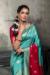 Picture of Appealing Silk Medium Aqua Marine Saree