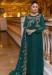 Picture of Georgette Sea Green Straight Cut Salwar Kameez