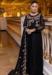 Picture of Fine Georgette Black Straight Cut Salwar Kameez