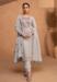 Picture of Delightful Silk Dim Gray Straight Cut Salwar Kameez