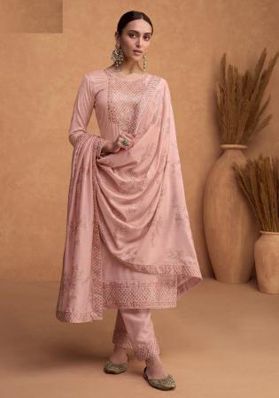 Picture of Sightly Silk Burly Wood Straight Cut Salwar Kameez