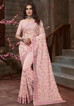 Picture of Superb Georgette Tan Saree