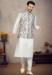 Picture of Lovely Silk Off White Kurtas