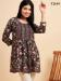 Picture of Charming Chiffon Dark Olive Green Kurtis & Tunic