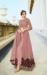 Picture of Appealing Net Tan Straight Cut Salwar Kameez