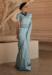 Picture of Classy Silk Light Slate Grey Saree